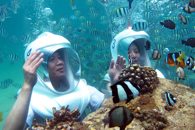 گشت زیر دریایی در بالی بهترین جایگزین غواصی